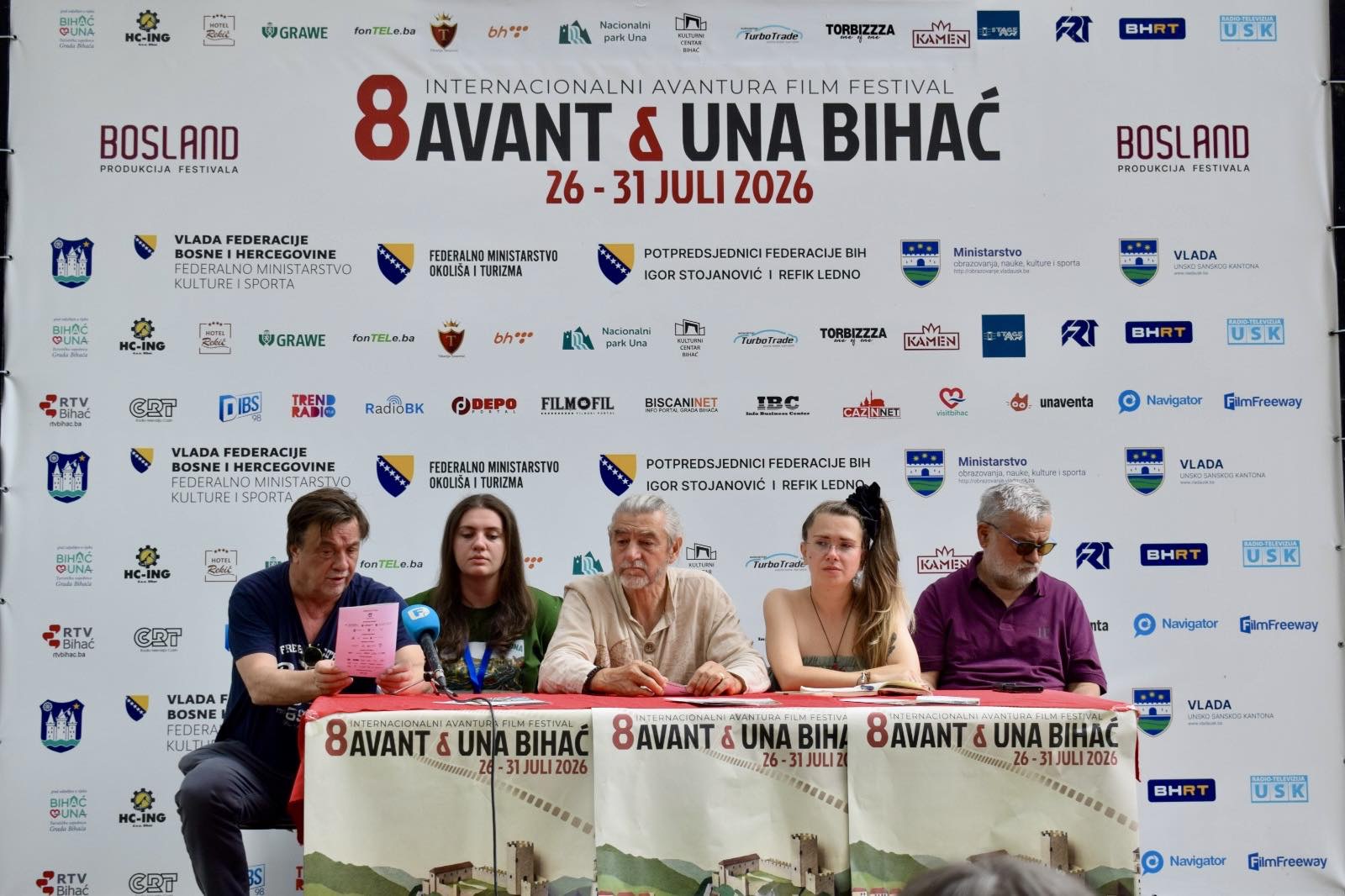 Press konferencija 8. Avant & Una Film Festivala
